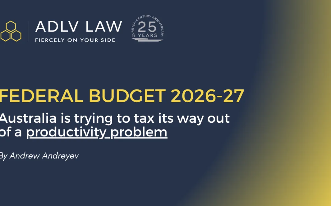 Budget 2026: Australia is trying to tax its way out of a productivity problem