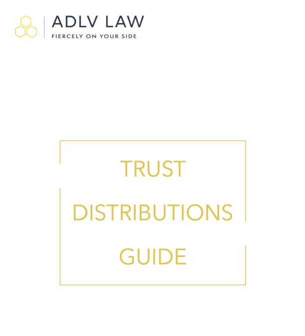 Trust Distributions Guide Booklet